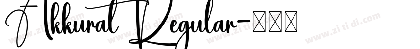 Akkurat Regular字体转换